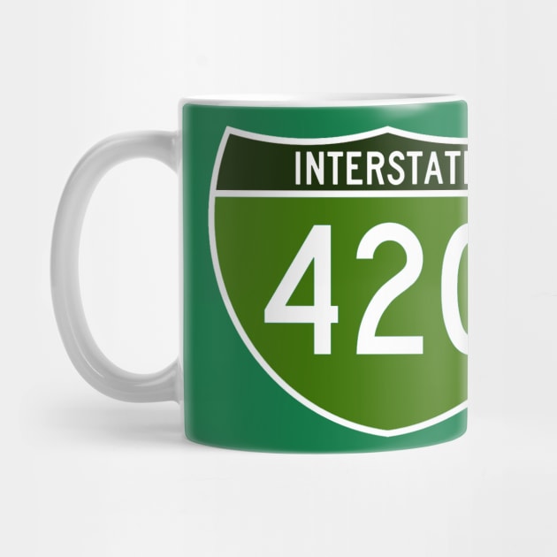 Interstate 420 by  The best hard hat stickers 